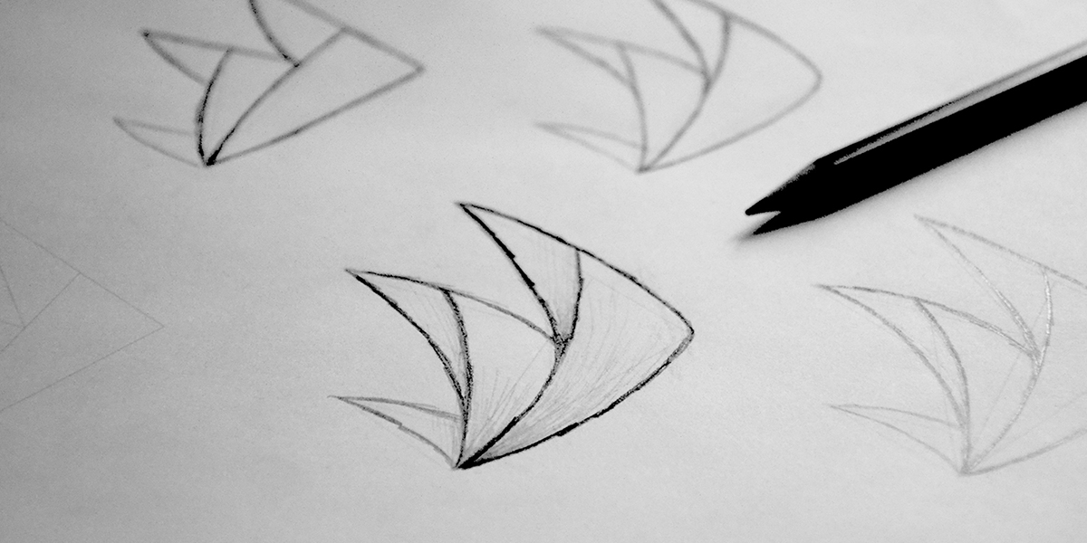 Croquis / esquisse d'un logo